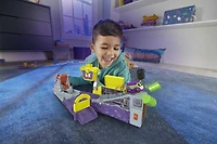 Fisher-Price DC Batwheels Playset with Car Ramp and Launcher, Legion of Zoom Launching HQ