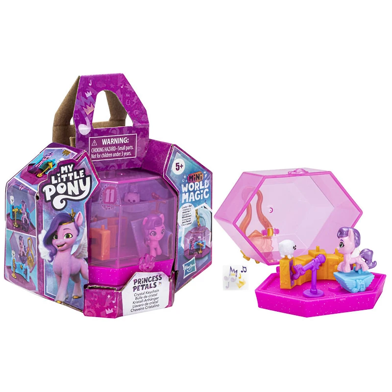 My Little Pony Mini Monde Magique Bulle de cristal Princesse Ruby Pétales