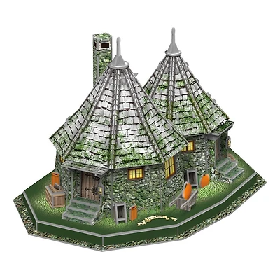 4D Build, Harry Potter, Cabane de Hagrid, Puzzle 3D en papier, 101 pièces