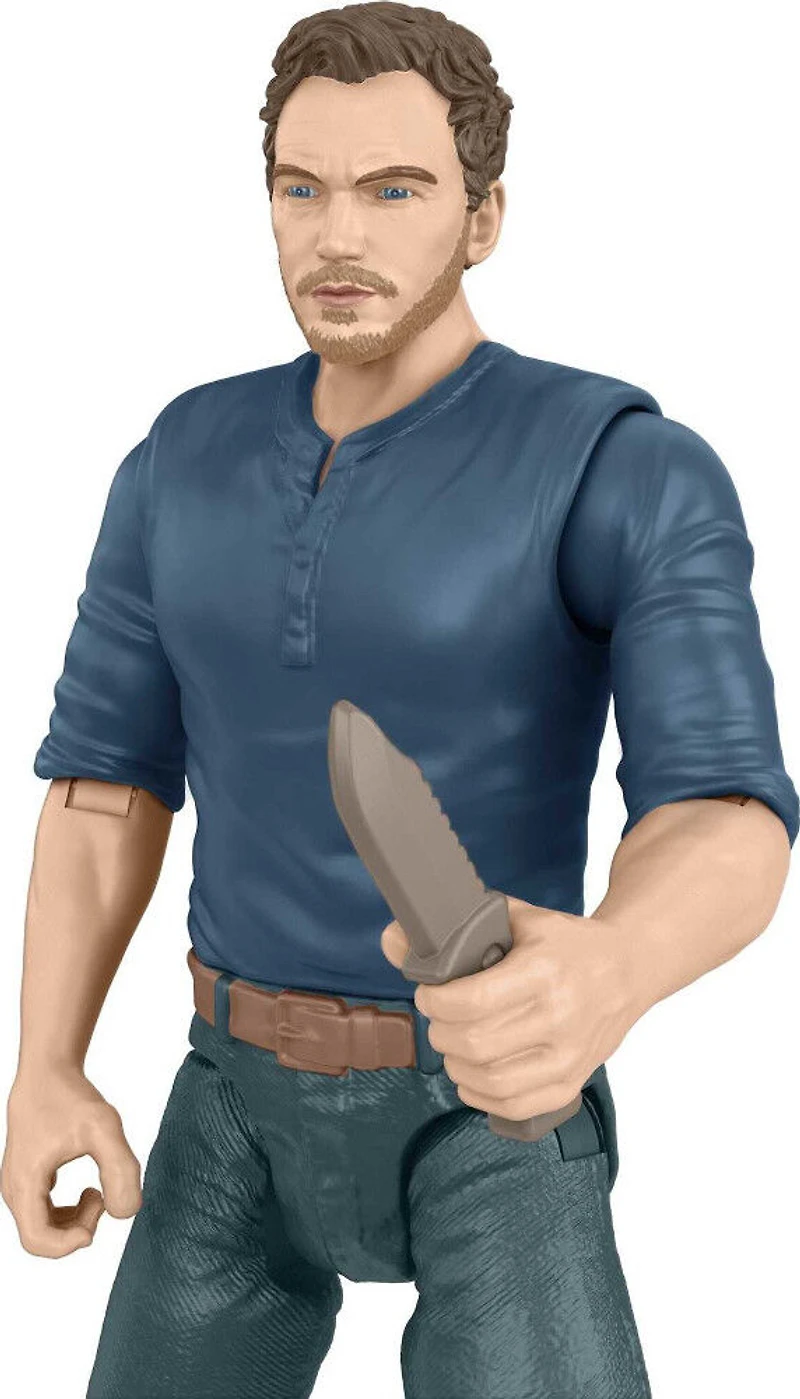 Jurassic World - Coffret Humain Et Dino - Owen Et Dino Interactif