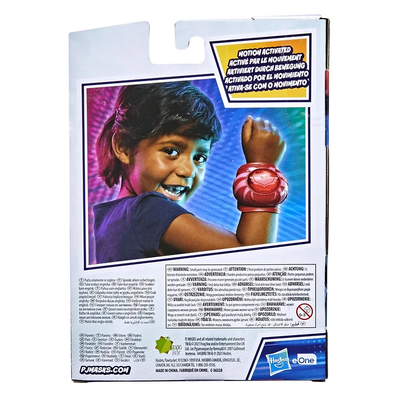 Pyjamasques, Bracelet de héros Bibou, jouet préscolaire - Édition anglaise