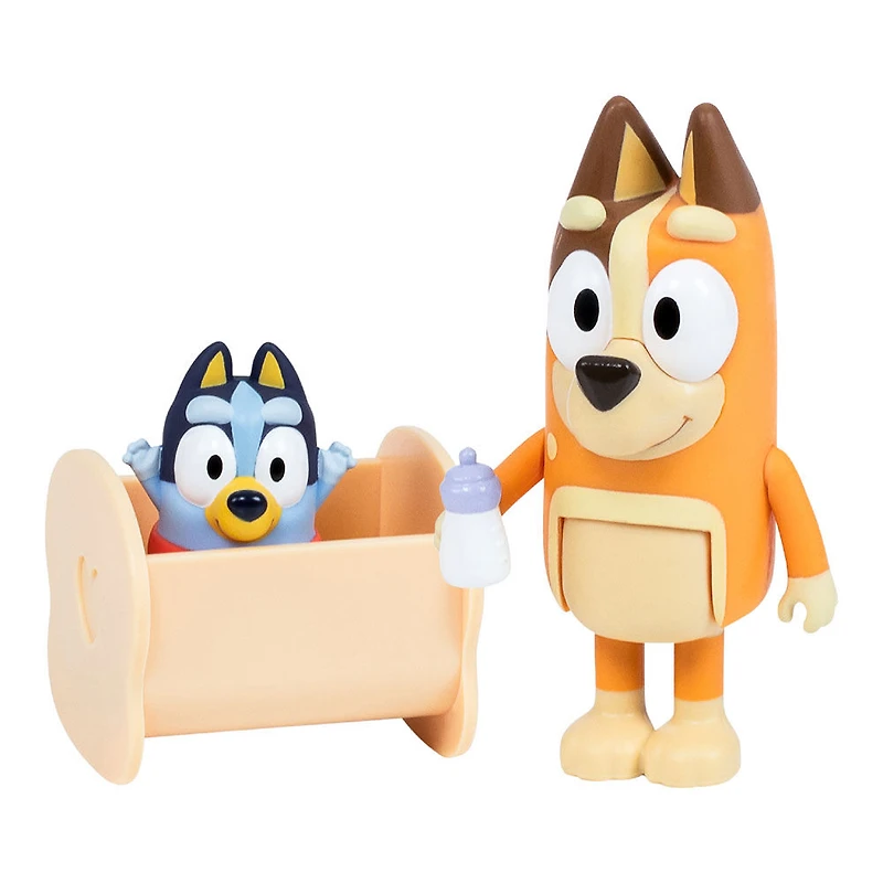 Bluey S10 Figurine 2Pk Baby Bluey Et Chilli