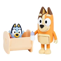 Bluey S10 Figurine 2Pk Baby Bluey Et Chilli