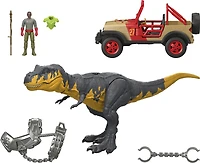 Jurassic Park-Véhicule de Capture-Coffret Tyrannosaure et Ray Arnold