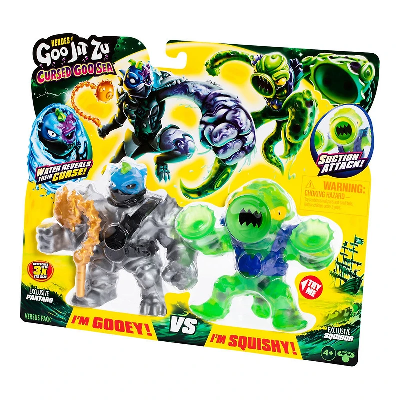 Héros De Goo Jit Zu Maudit Goo Sea Versus Pk Pantaro Vs Squidor