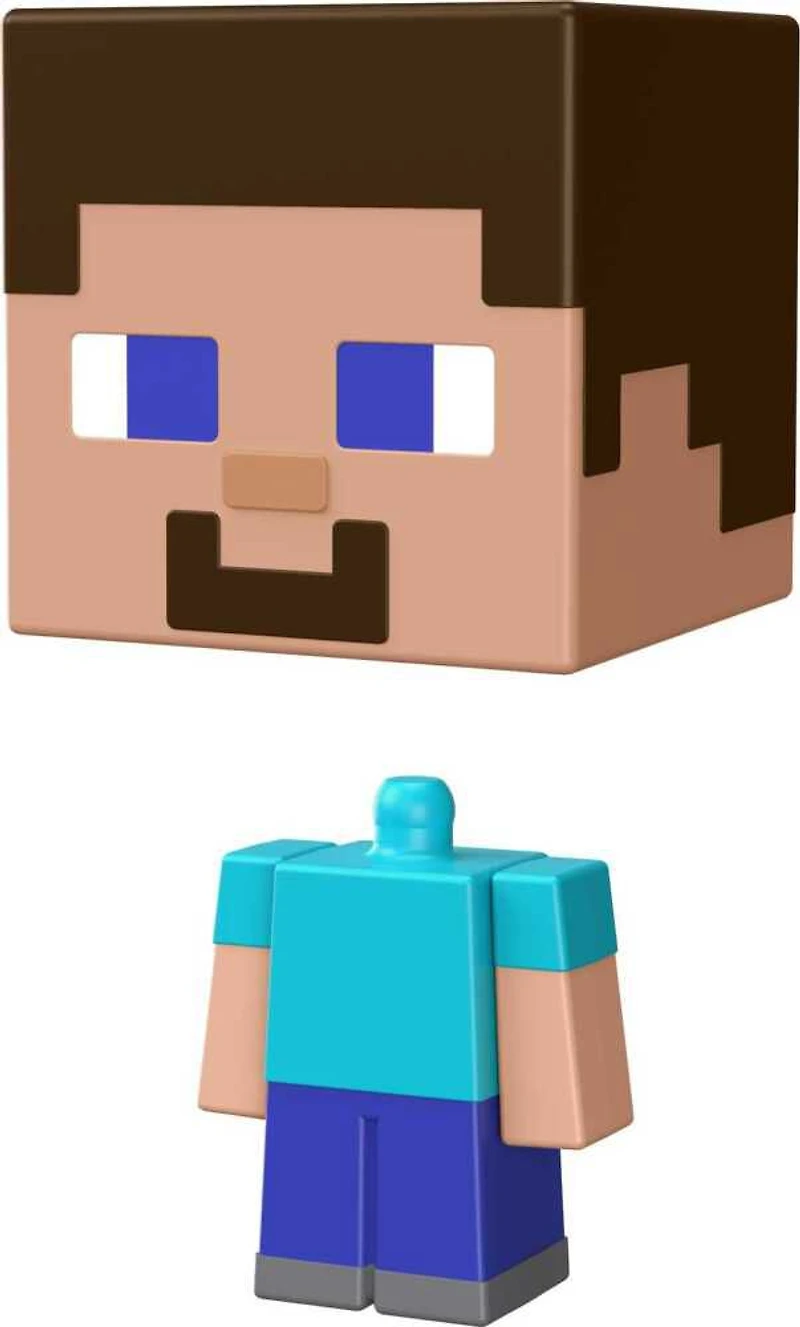 Minecraft Mob Head Minis Steve Figure