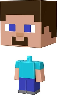 Minecraft Mob Head Minis Steve Figure