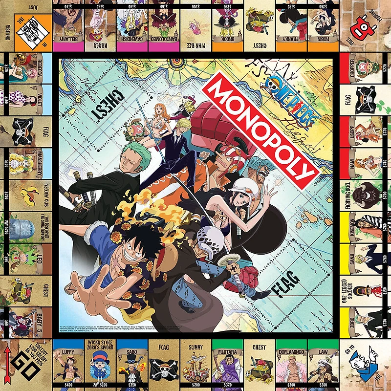 USAopoly MONOPOLY: One Piece - English Edition