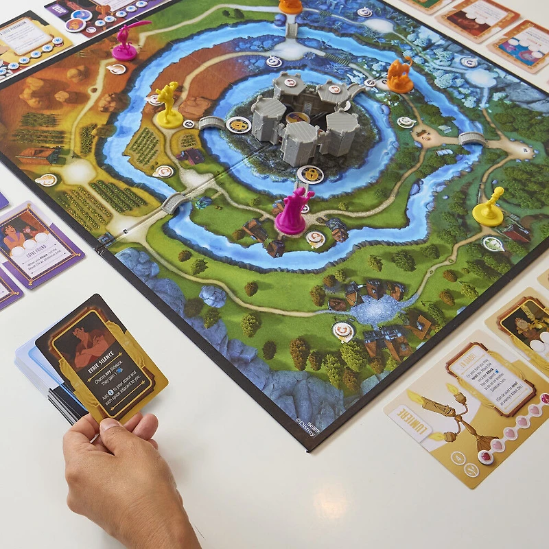 Disney Sidekicks Cooperative Strategy Board Game with Custom Sculpted Figures