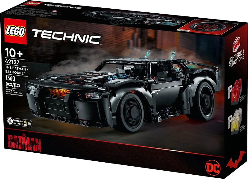LEGO Technic LA BATMOBILE DE BATMAN 42127 Ensemble de construction de modèle (1 360 pièces)