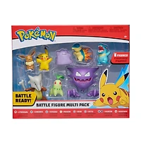 Multi-emballage de figurines de combat Pokémon (paquet de 8)
