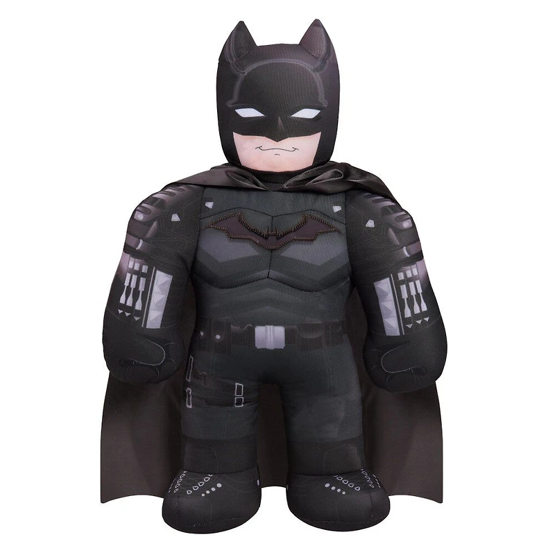 Jouet en Peluche Parlant de 45 cm (18 pouces) The Batman Bashin' Battler Batman avec Poitrine Eclairante et Expressions d'Action - Édition anglaise