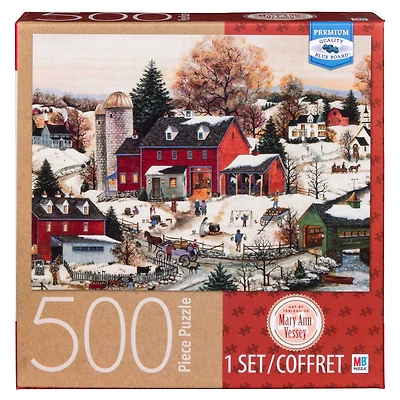 Artiste : Mary Ann Vessey - Puzzle de 500 pièces - La saison des sucres