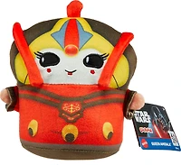 Star Wars Cuutopia Reine Amidala Jouet en peluche, petite poupée oreiller arrondie douce de 7 pouces