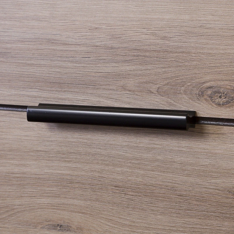 Fynn Tête de lit avec rangement Simple Chêne rustique