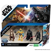 Star Wars Mission Fleet Galactic Clash Pack, 2.5-Inch-Scale Action Figure 4-Pack with Accessories - R Exclusive