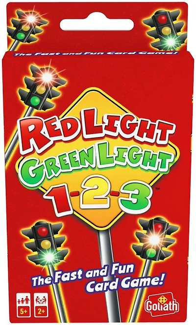 Red Light, Green Light, 1-2-3 Card Game - English Edition