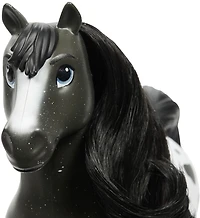 Spirit Untamed Mustang Stallion, Long Black Mane