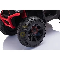 KidsVip 24V Enfants et Tout-Petits Titan Quad/ATV Voiture Eléctrique avec Commande à Distance - Rouge - Édition anglaise