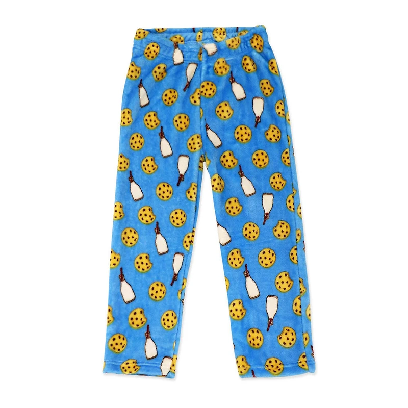 Jesse & Lulu Lounge Pajama Pants:Blue Milk&Cookie