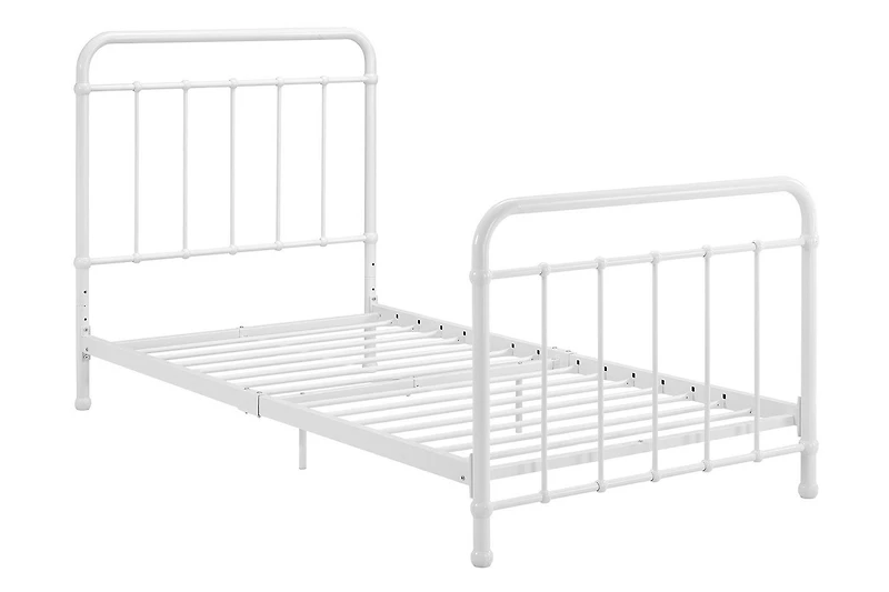 Lit jumeau brooklyn, blanc DHP