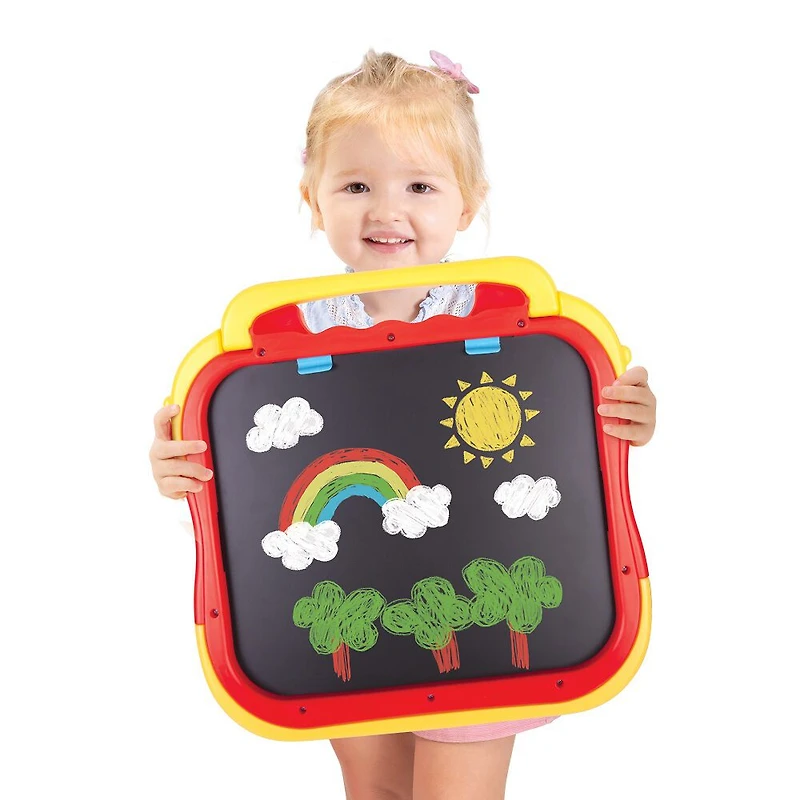 Chevalet d'art trois-en-un