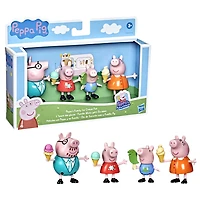 Peppa Pig Peppa's Adventures Peppa's Family Ice Cream Fun Figure 4-Pack Toy