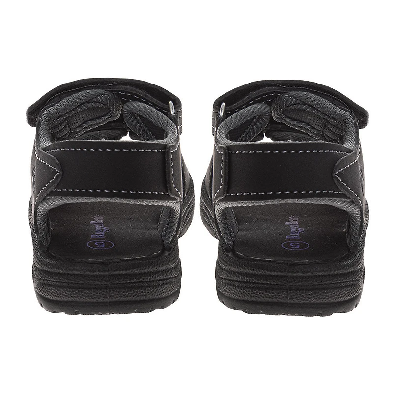 Rugged Bear Black/Grey Sport Sandal