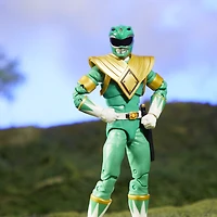 Power Rangers Lightning Collection Mighty Morphin, figurine de Ranger vert, avec accessoires