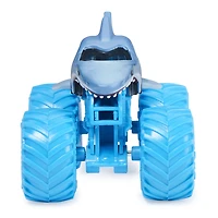 Monster Jam, Monster truck Megalodon officiel, véhicule en métal moulé, échelle 1:64