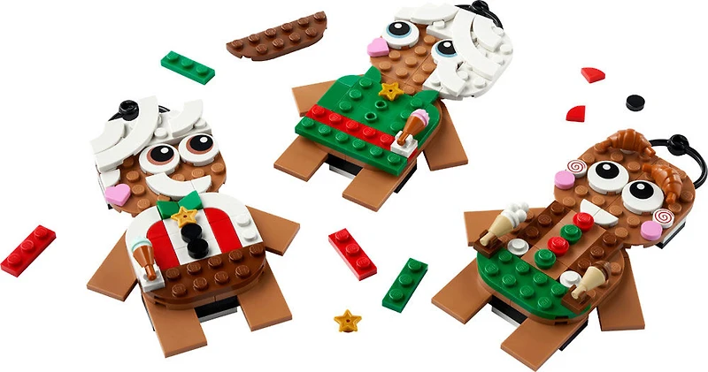 LEGO Ornements en pain d'épices Décoration de Noël 40642