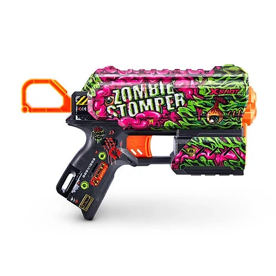 Zuru X-Shot Skins Flux Dart Blaster - Zombie Stomper (8 fléchettes)
