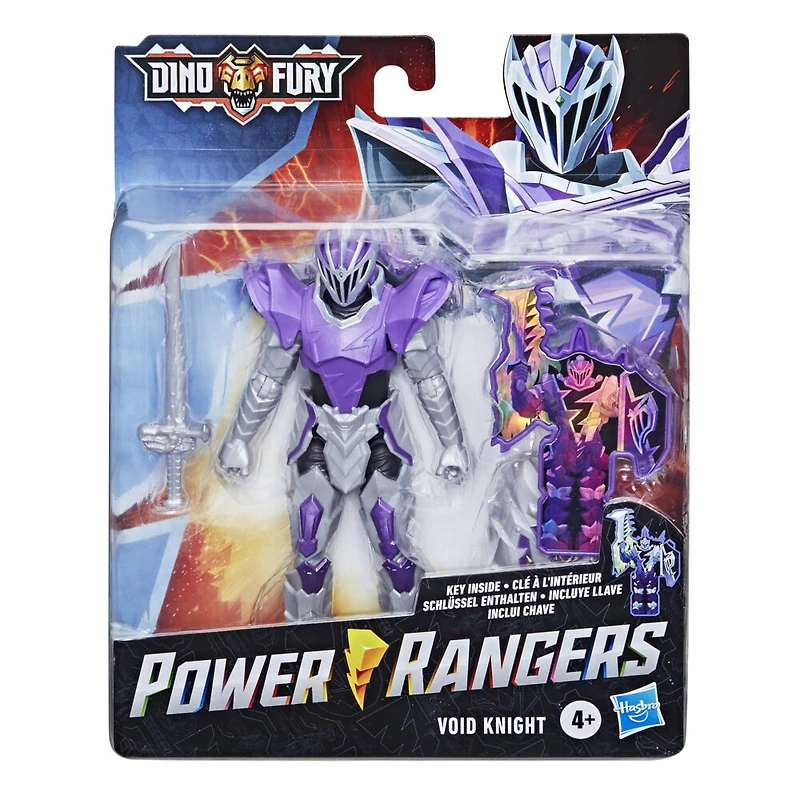 Power Rangers Dino Fury, Chevalier de Void, figurine articulée de 15 cm