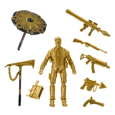 Fortnite paquet de 1 figurine Hot Drop - Midas - Or