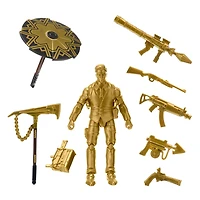 Fortnite paquet de 1 figurine Hot Drop - Midas - Or