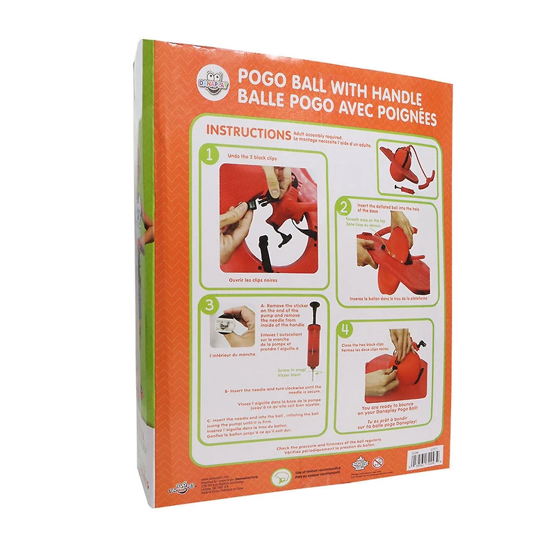 Ballon de pogo avec poignée Danaplay