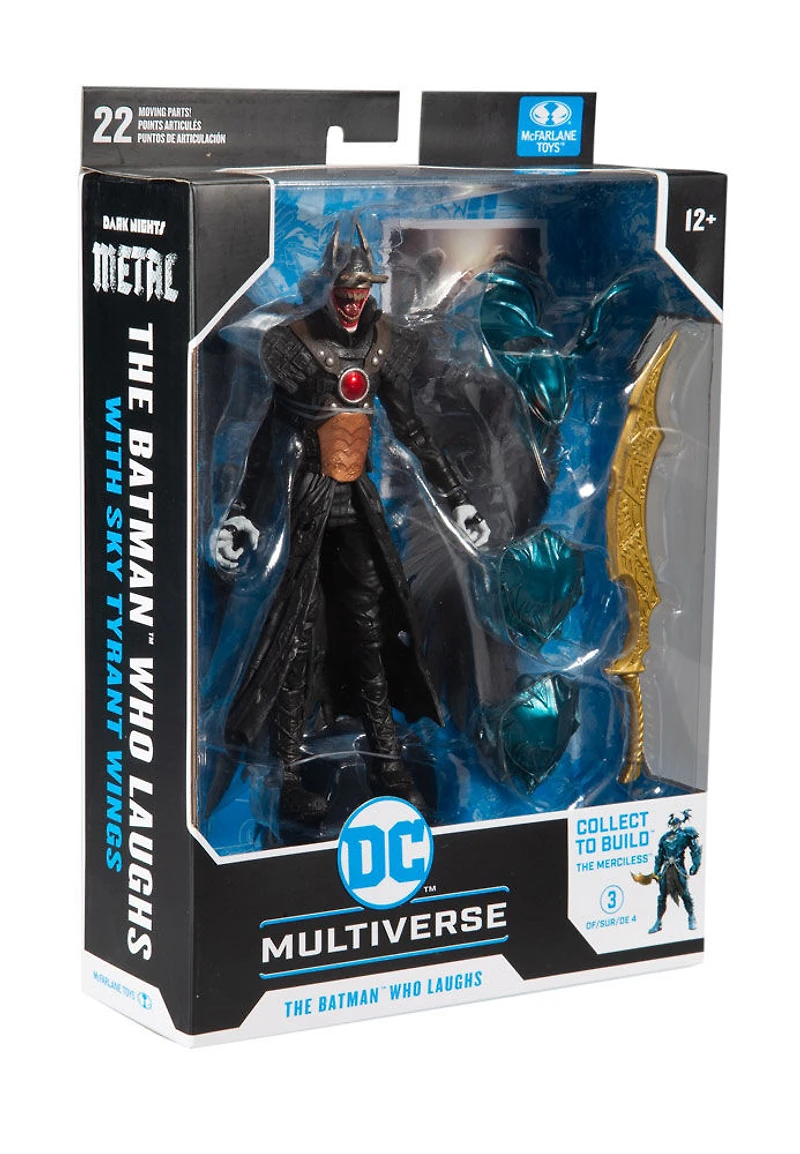  DC Multiverse: Batman Who Laughs avec Sky Tyrant Wings ("Build-A" Édition)