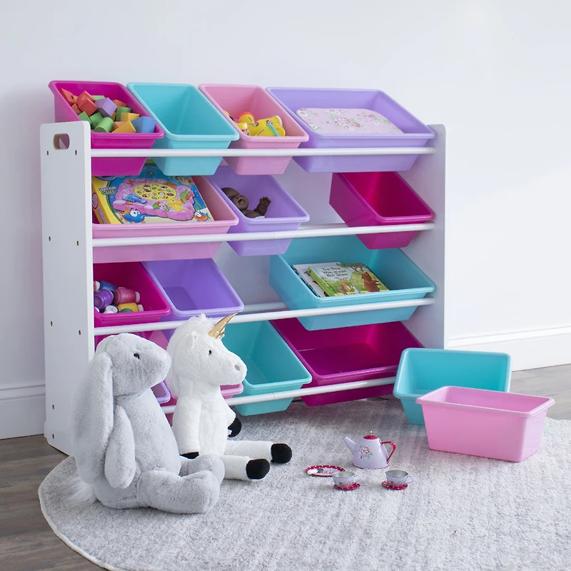 Toy Organizer with Bins