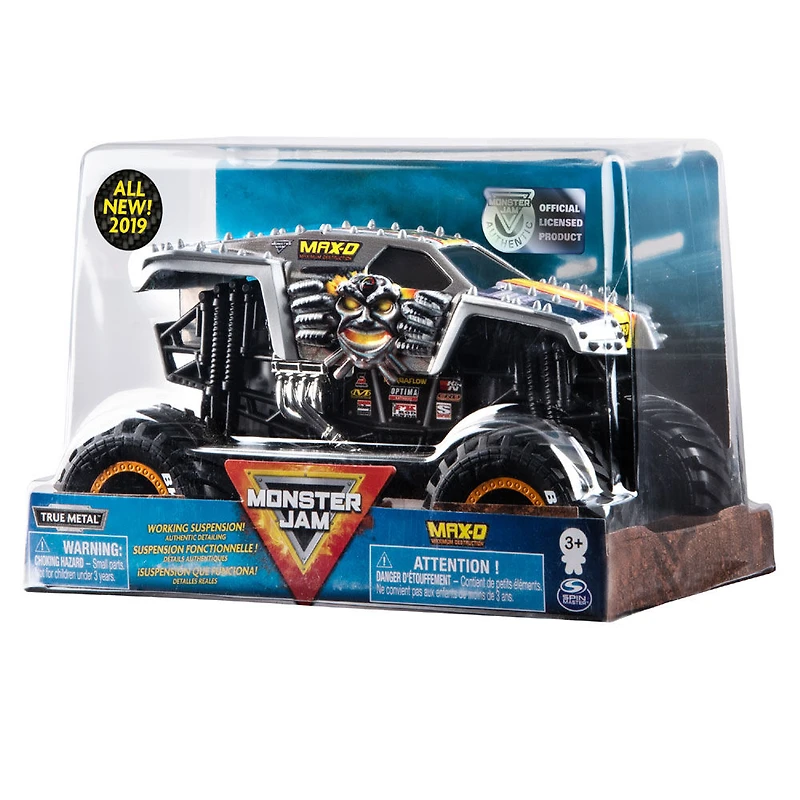 Monster Jam, Official Max D Monster Truck, Die-Cast Vehicle