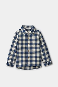 Chemise Flanelle Gris RISE Little Earthling