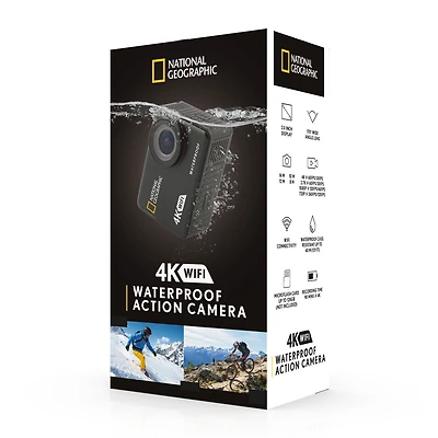 Nat Geo 4K Wp Action Camera with WiFi