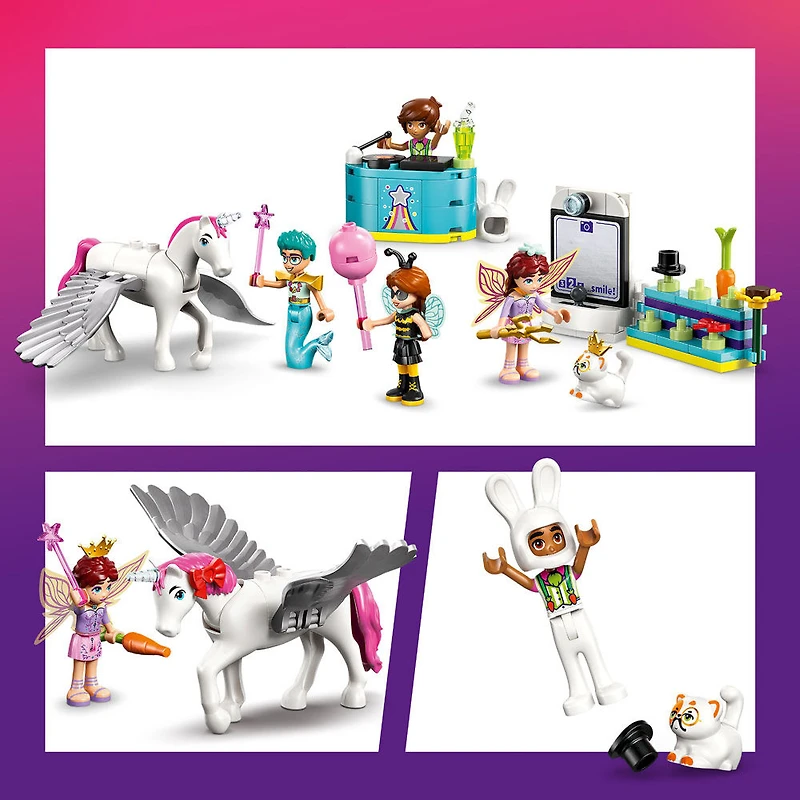 LEGO Friends La Fête Costumée avec la Licorne et la Fée, Ensemble de Construction, Jouet Créatif pour Jeu de Simulation 42661