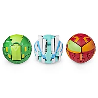 Bakugan, Starter Pack 3 personnages, Haos Pyravian, Créatures transformables à collectionner