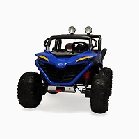 KIDSVIP Licensed Sport MX 2x12V 4x4 Poussette UTV 2 places pour enfants - Bleu - Édition anglaise