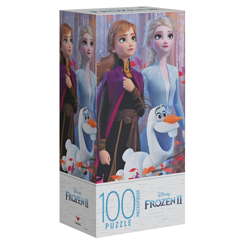 La Reine des neiges 2, Puzzle de 100 pièces dans une boîte en forme de tour