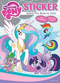 My Little Pony 24 Page Sticker Scene Plus Colouring & Activity Book