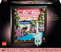 LEGO Art Japanese Cherry Blossom Landscape Building Set for Adults, Ages 18+ - 31218