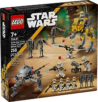 LEGO Star Wars : La Revanche des Sith Ensemble de Combat de Soldats Clones du 327e Corps d'Armée Stellaire, Ensemble Cadeau 75431