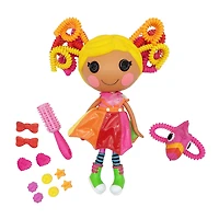 Lalaloopsy Silly Hair Doll - April Sunsplash with Pet Toucan, 13" rainbow hair styling doll