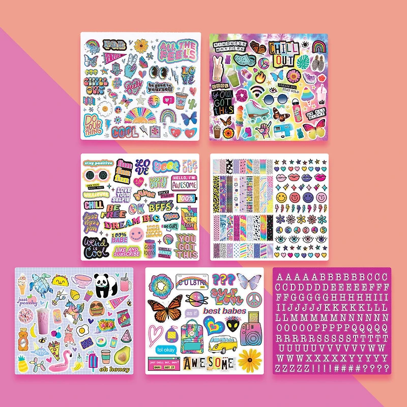 Sticker Collage Portfolio Poster Set